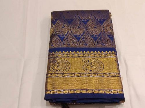 ARNI SILK HALF FINE ZARI SAREE WITH BLOUSE